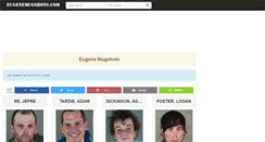 Desktop Screenshot of eugenemugshots.com