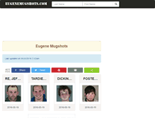 Tablet Screenshot of eugenemugshots.com